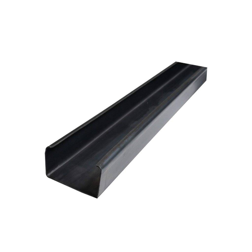 Polin c negro 3x2 pulgadas x 6 metros chapa 14 (1.80mm)