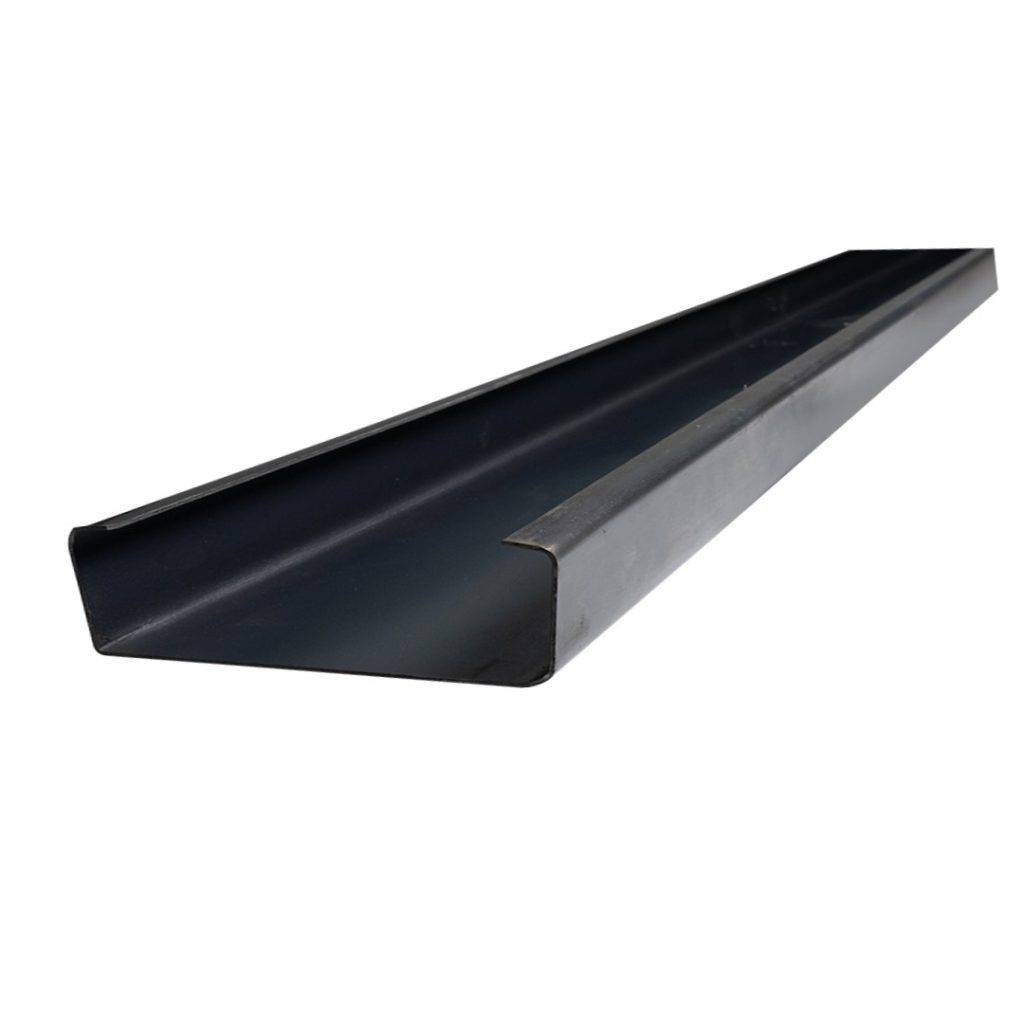 Polin c negro 8x2 pulgadas x 6 metros chapa 16(1.50mm)