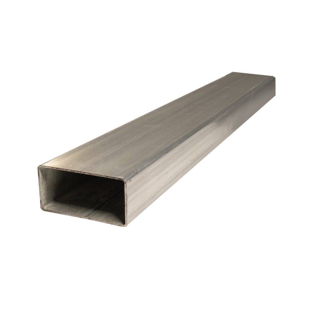 Tubería galvanizada rectangular 4x2 chapa 14