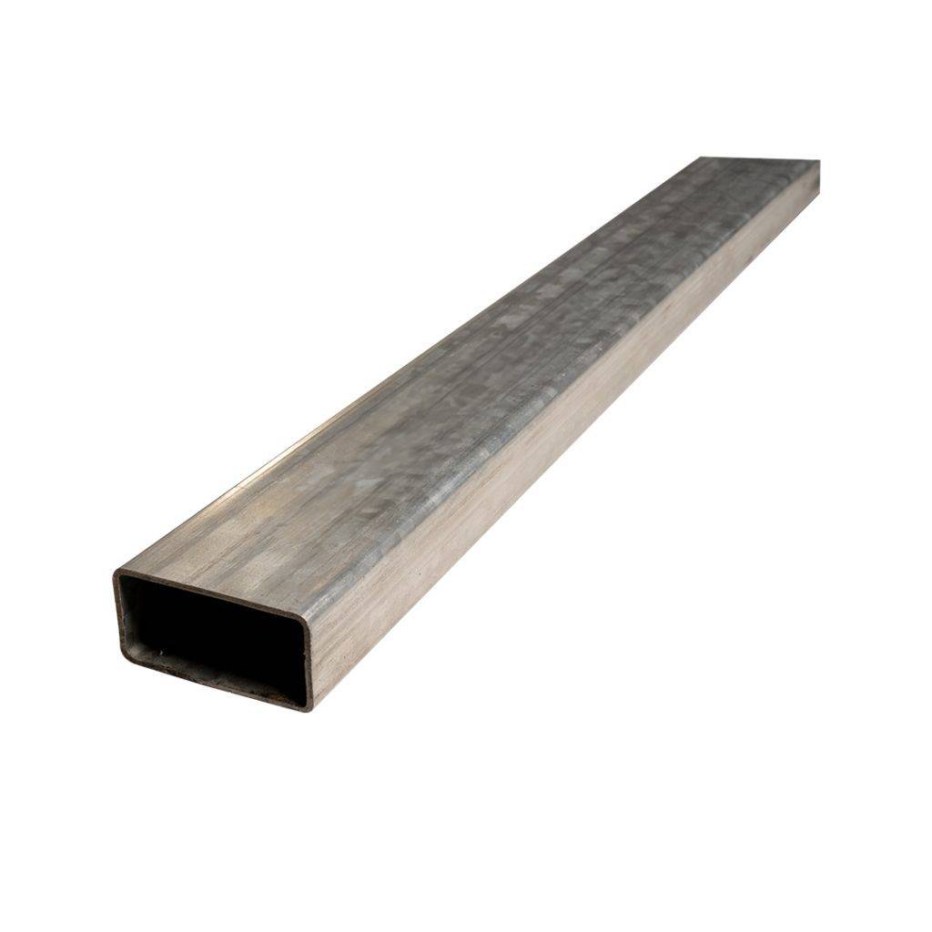 Tubería galvanizada rectangular 2x4 chapa 18
