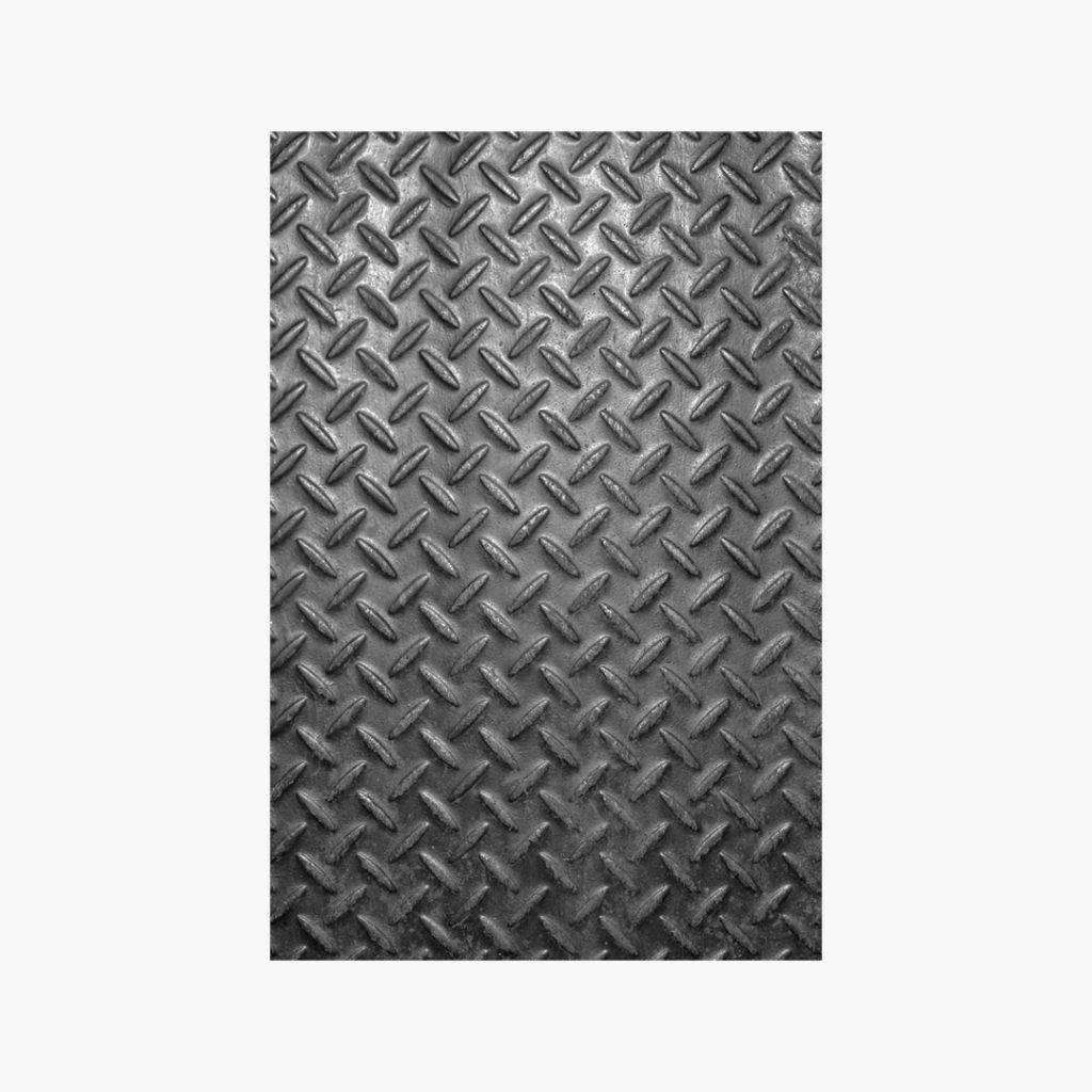 Lámina de hierro lagrimada 3/32 pulgada 4x8 (2.38mm)