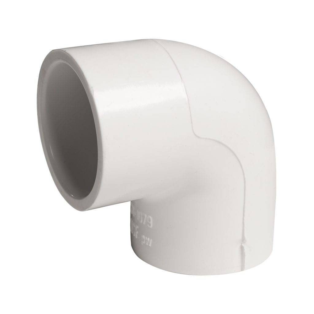 Codo pvc liso 1 pulgada a 90 grados