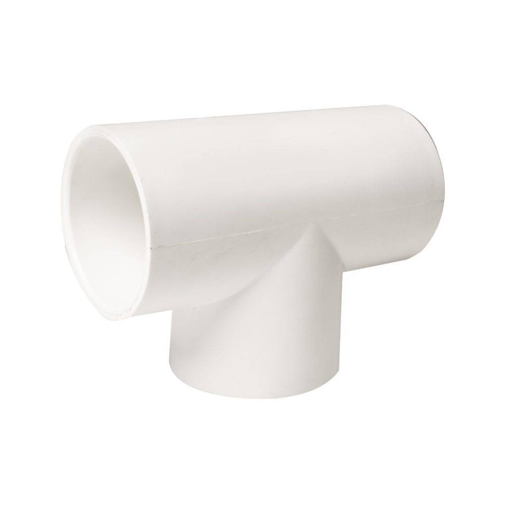 Tee pvc lisa de 1-1/4 pulgada