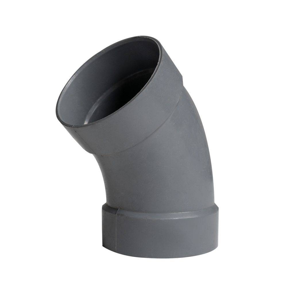 Curva pvc a 45 grados de 3 pulgada