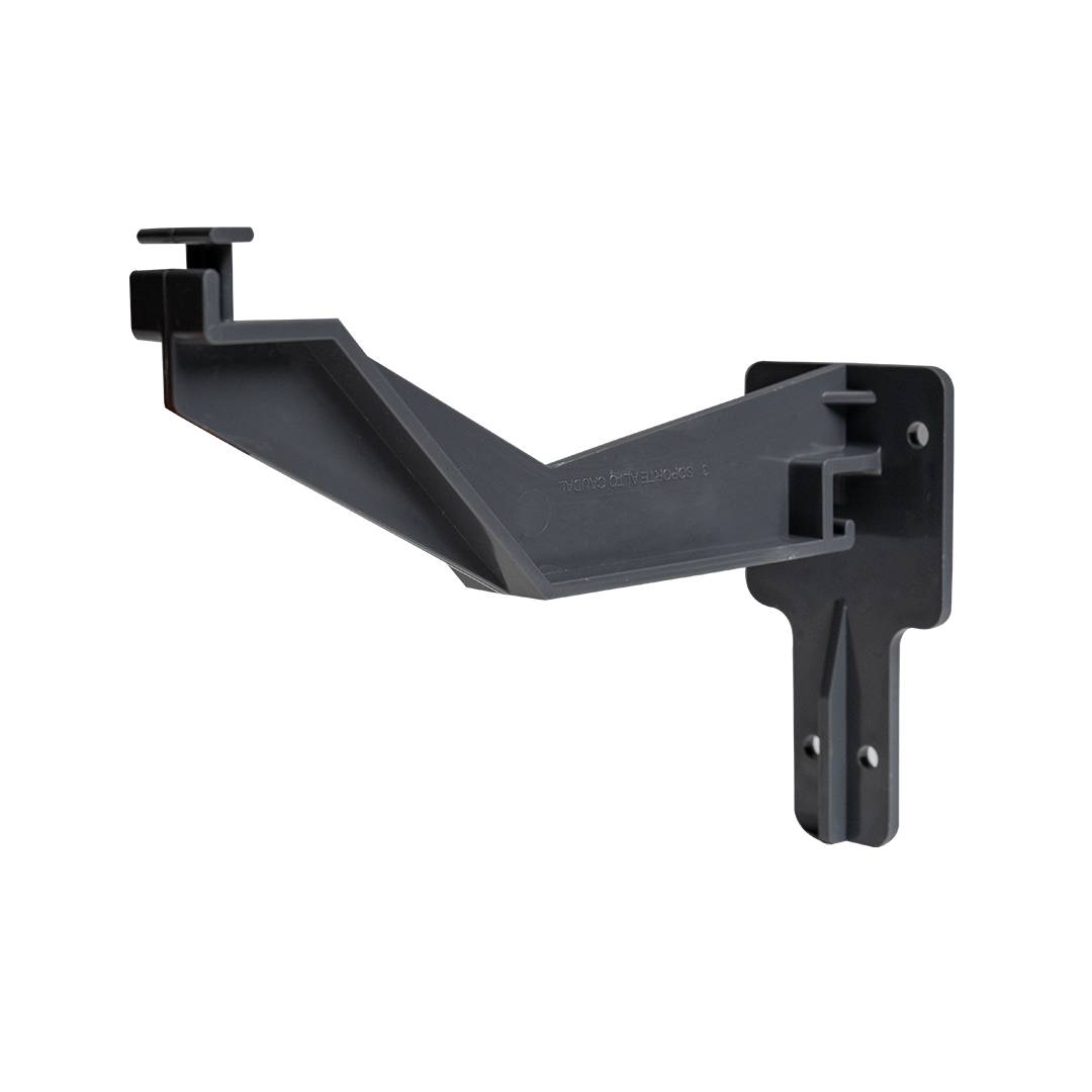 Soporte de pvc para canaleta lisa