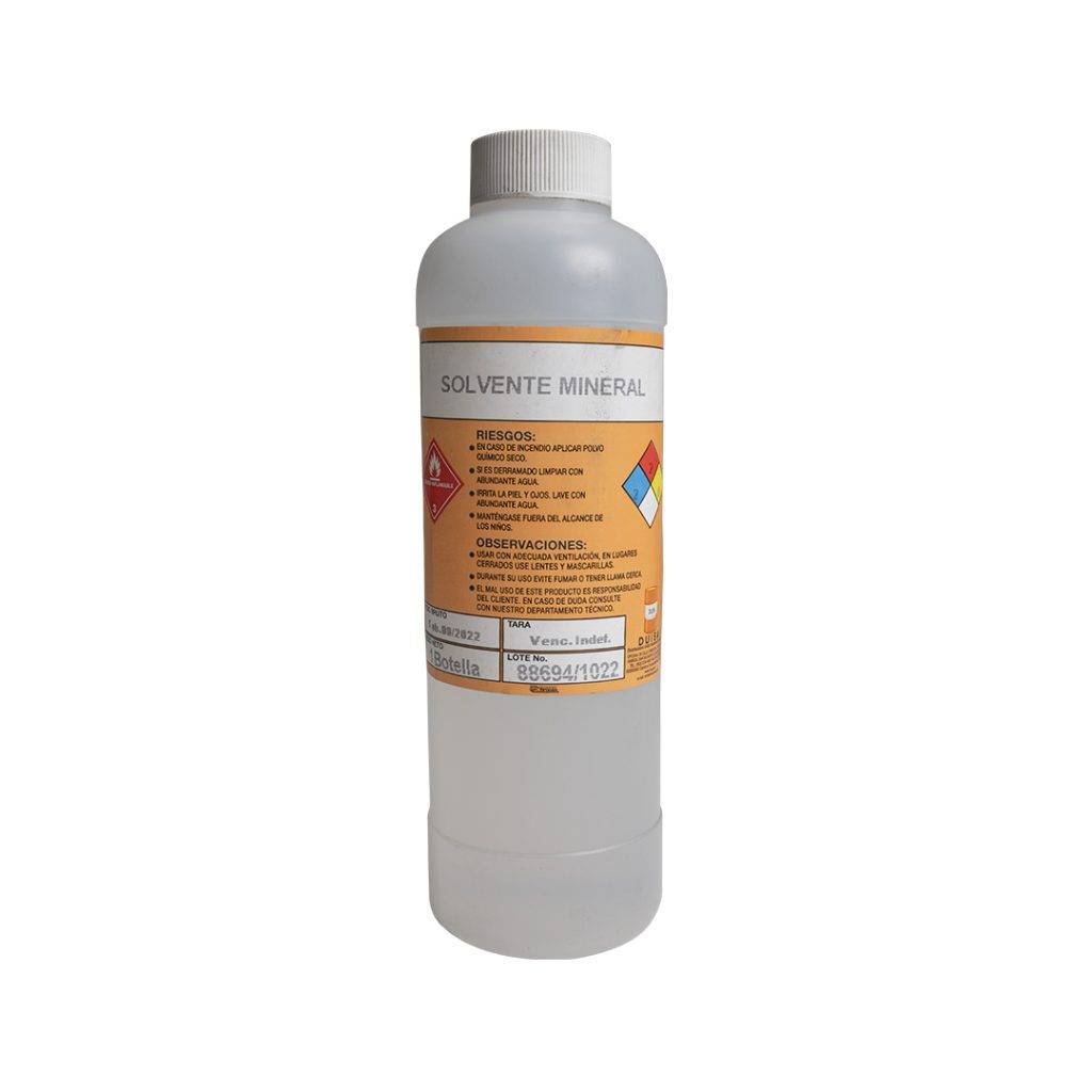 Solvente botella