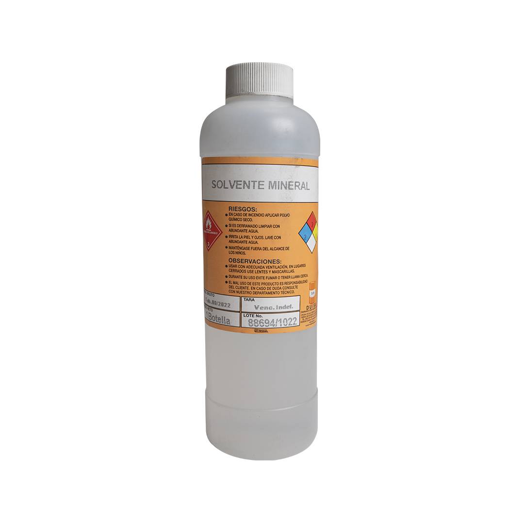Solvente botella