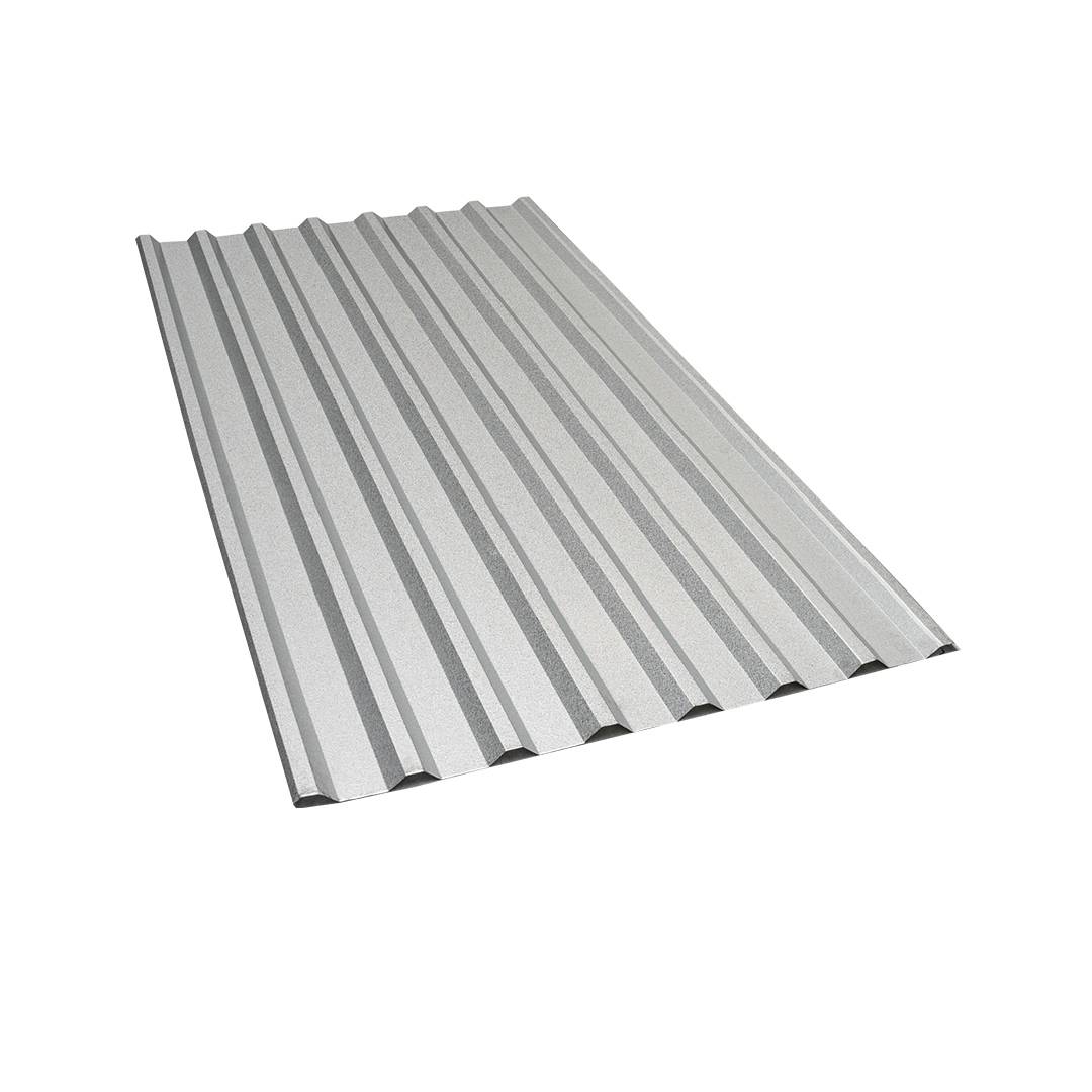 Lámina de aluminio zinc estandar 5.00 metros 0.40mm a100