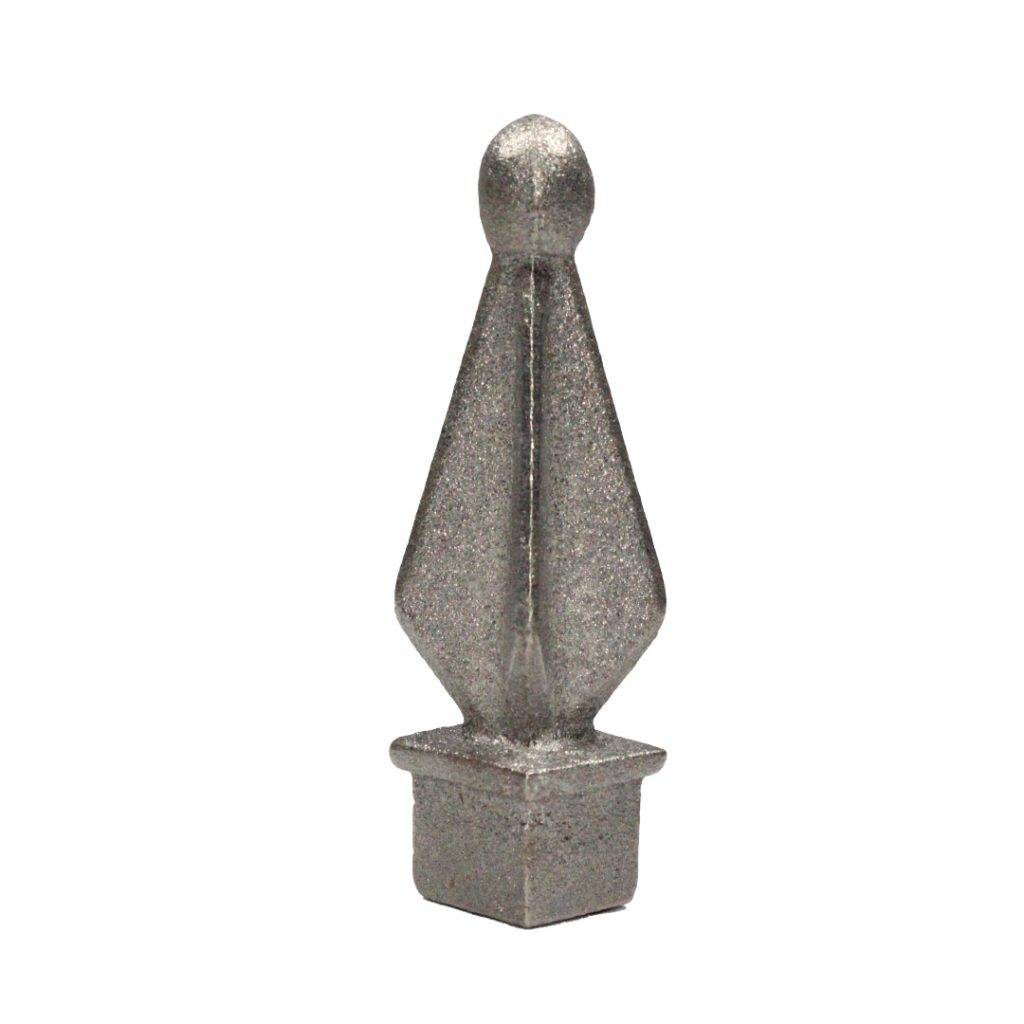Hierro forjado punta lanza 1/2 pulgada (ST-106)